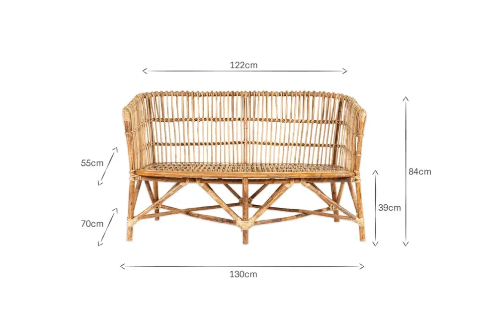 Nesari Rattan Sofa