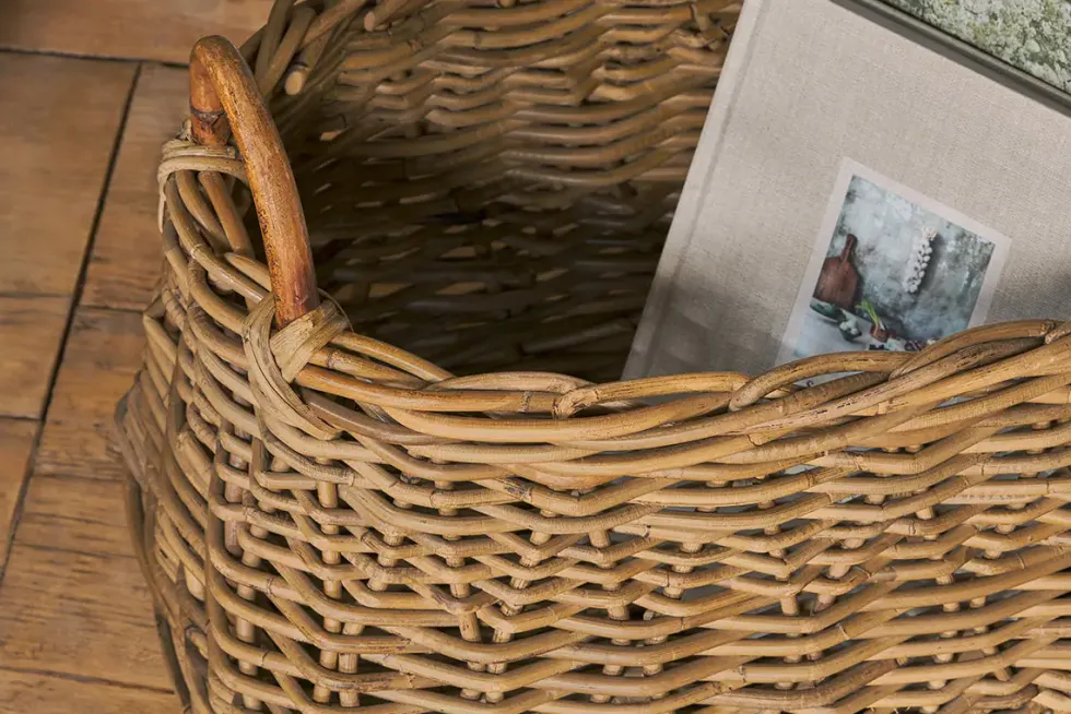 Netra Rattan Basket - Natural