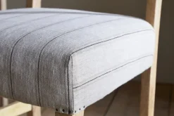 Nidhi Linen Upholstered Counter Chair - Natural