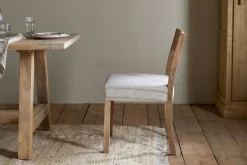 Nidhi Linen Upholstered Dining Chair - Natural