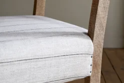 Nidhi Linen Upholstered Dining Chair - Natural