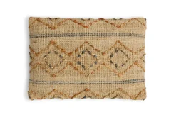 Nila Esha Cushion Cover - Rust & Indigo