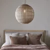 Nilaveli Woven Jute Sphere Pendant - Natural