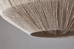 Nilaveli Woven Jute Sphere Pendant - Natural