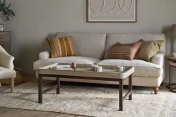 Nisha Reclaimed Wood & Iron Coffee Table - Natural