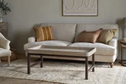 Nisha Reclaimed Wood & Iron Coffee Table - Natural