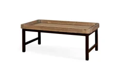 Nisha Reclaimed Wood & Iron Coffee Table - Natural