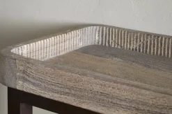 Nisha Reclaimed Wood & Iron Console Table - Natural