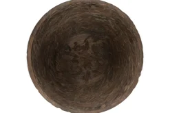Nyati Wooden Serving Bowl - Dark Brown - Large