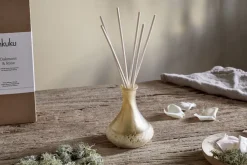 Oakmoss & Rose Scented Reed Diffuser - Yellow