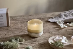 Oakmoss & Rose 1 Wick Scented Candle - Yellow - 1 Wick