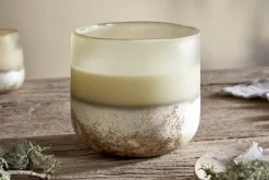 Oakmoss & Rose 3 Wick Scented Candle - Yellow - 3 Wick