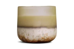 Oakmoss & Rose 3 Wick Scented Candle - Yellow - 3 Wick