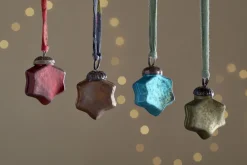 Oko Mini Star Baubles - Mixed Matt - (Set of 12)