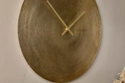 Okota Wall Hung Clock - Antique Brass - Large