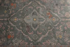 Okuta Jute Heirloom Rug - Olive Green