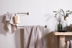 Olani Bathroom Hanging Rail - Antique Brass