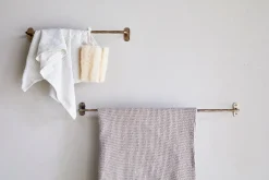 Olani Bathroom Hanging Rail - Antique Brass