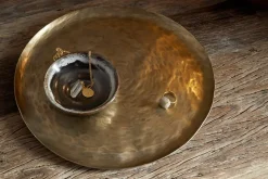 Oorja Round Tray - Brass