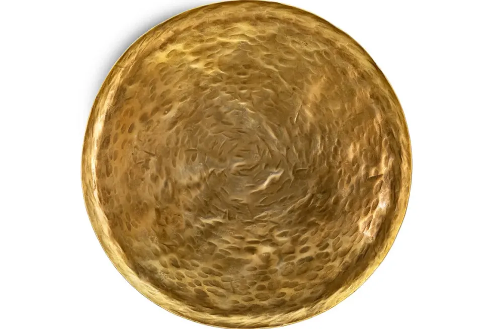 Oorja Round Tray - Brass