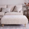 Otas Teddy Ottoman - Off White