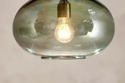 Otoro Recycled Glass Pendant - Green - Small Round