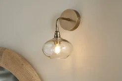 Otoro Recycled Glass Wall Light - Clear