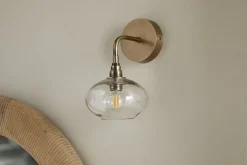 Otoro Recycled Glass Wall Light - Clear