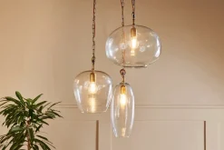 Otoro Statement Recycled Glass Cluster Pendant