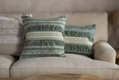 Padal Woven Cushion Cover - Green