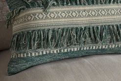 Padal Woven Cushion Cover - Green