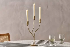 Palani Candelabra - Antique Brass - Small