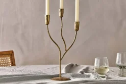 Palani Candelabra - Antique Brass - Small