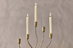 Palani Statement Candelabra - Antique Brass - Large