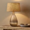 Palla Recycled Glass Table Lamp - Rustic Smoke