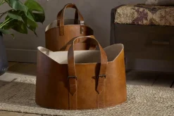 Panasi Leather Storage - Tan
