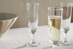 Pani Champagne Flute - Clear - (Set of 4)