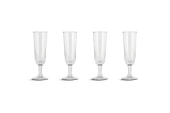 Pani Champagne Flute - Clear - (Set of 4)