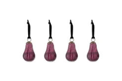 Pannee Drop Baubles - Ruby (Set of 4)