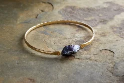 Parahu Grey Pearl Bracelet - Gold