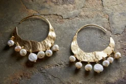 Parahu Pearl Earrings - White