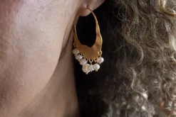 Parahu Pearl Earrings - White