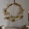 Parili Glass Wreath - Large - Ochre - Large