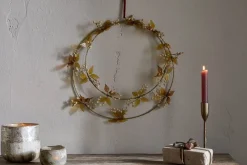 Parili Glass Wreath - Large - Ochre - Large
