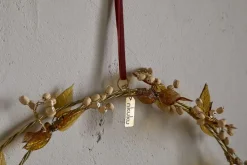 Parili Glass Wreath - Large - Ochre - Large