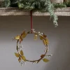 Parili Glass Wreath - Small - Ochre - Small