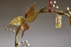Parili Glass Wreath - Small - Ochre - Small