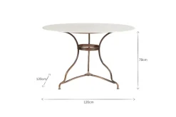 Parwaha Marble Dining Table