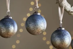 Pasali Baubles - Blue Smoke - (Set of 4)