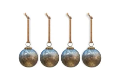 Pasali Baubles - Blue Smoke - (Set of 4)